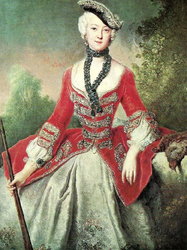 PESNE, Antoine countess sophia maria de voss oil painting image